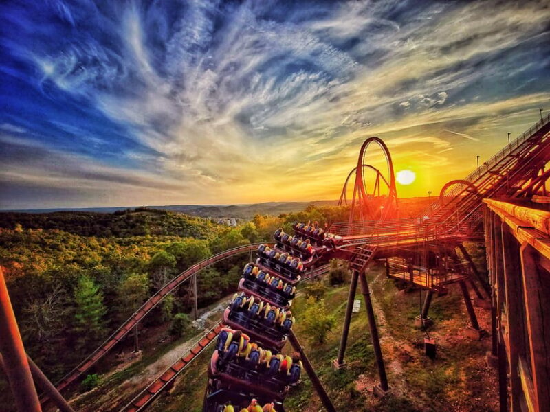 Branson: Silver Dollar City Theme Park Tickets - Park Rides and Coasters