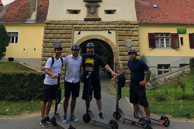 Brasov Old Town Guided Tour With Electric Scooters - Scaling the Rope Street