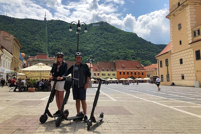 Brasov Old Town Guided Tour With Electric Scooters - Experiencing the Ninebot ES4 Escooter