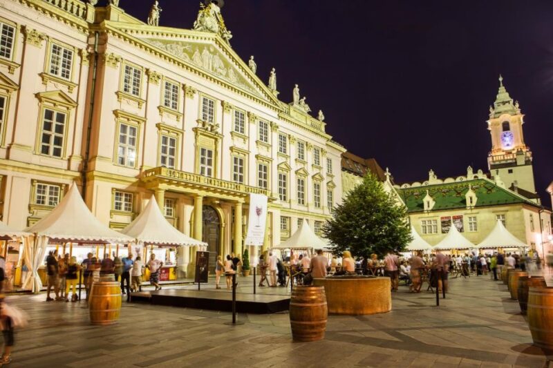 Bratislava: Guided Walking Tour at Night With Old Town - Key Points