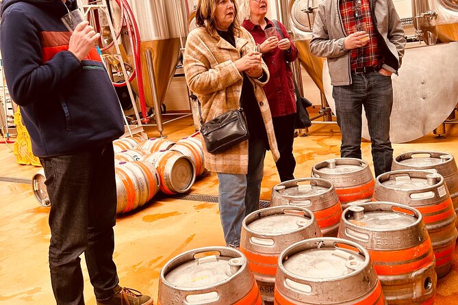 Brewery Bus Tour, 5 Breweries, 12 Beers, 1 Pizza, 1 Bus - Behind-the-Scenes Experience