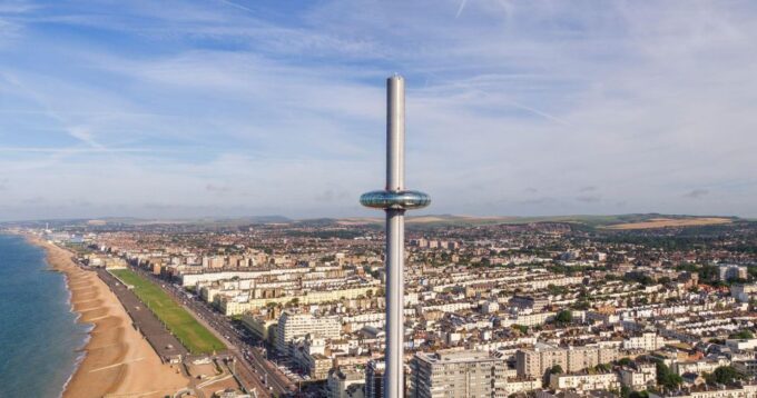 Brighton: View I360 Ticket and Cream Tea - Classic Seaside Cream Tea