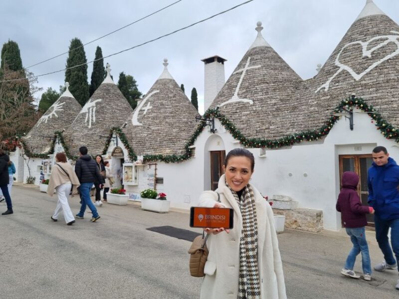 Brindisi: Alberobello, Locorotondo, and Ostuni With Aperitif - Transportation and Guide