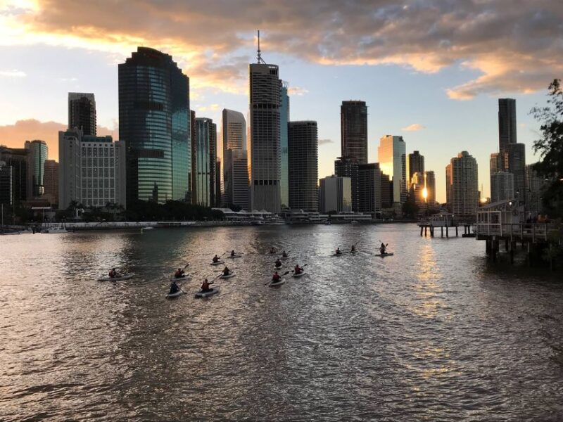 Brisbane: Illuminated River Night Kayak Tour - Activity Highlights