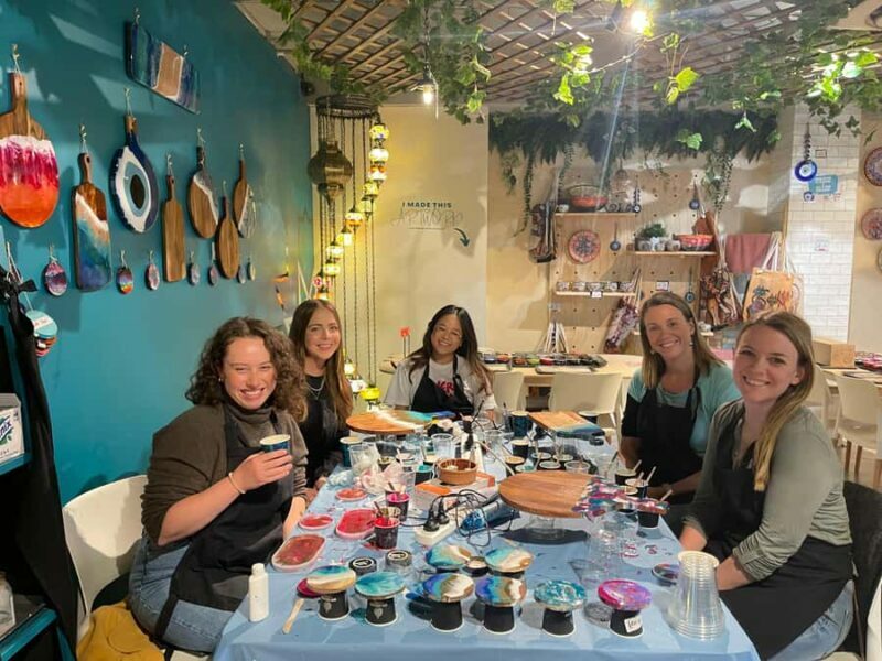 Brisbane: Resin Art Classes - Cheeseboards & Coasters - Authentic Perspectives from Participants