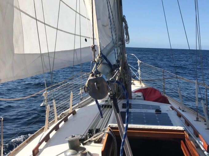 Brittany Brest: Private Sailing Charter Iroise Sea - Navigating the Sloop Rigging Boat