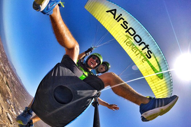 BRONZE Tandem Paragliding Flight in South Tenerife, Free Pick up - Equipment and Safety