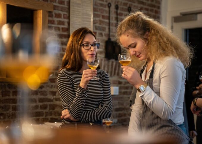 Bruges: Belgian Waffle-Making Workshop With Beer Tasting - Waffle Preparation Process