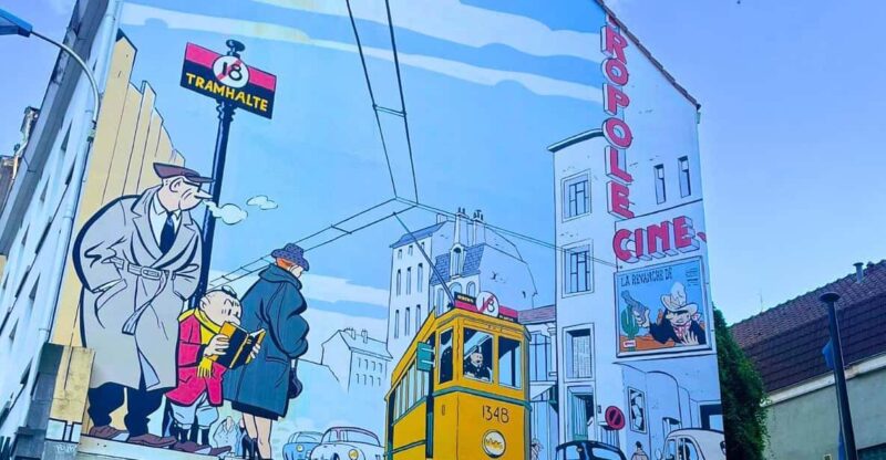 Brussels: 2 Hours Private Walking Tour of the Comics Walls - Itinerary Details