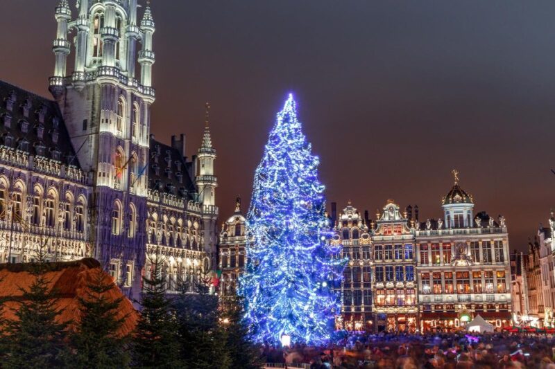 Brussels: Open Top Christmas Lights Tootbus Tour - Tour Details