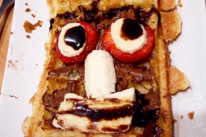 Brussels Waffle Workshop - Included Toppings and Drink