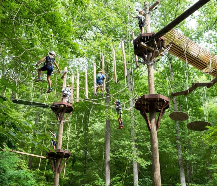 Bryson City: Zip Line Adventure Park Pass With Gear - Key Points