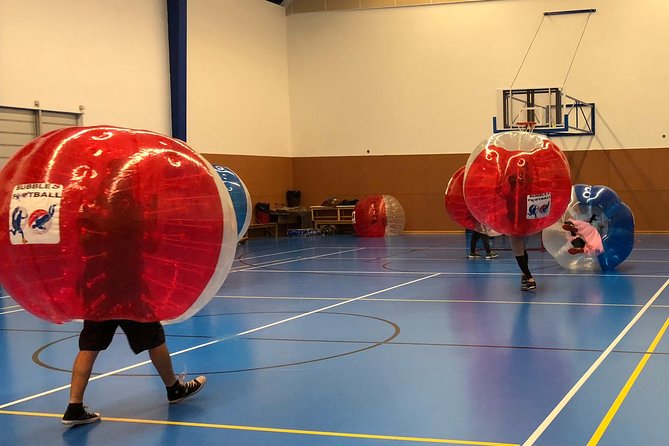 Bubble Football - Knee Protection and Safety