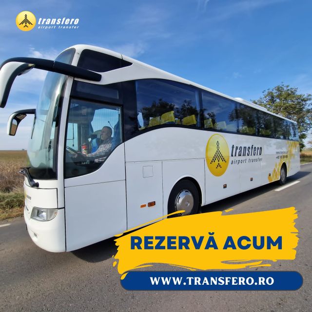 Bucharest Airport: Bus Transfer To/From Tecuci - Onboard Connectivity