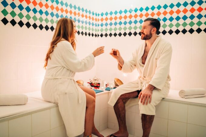 Budapest : Couples Massage/Hammam+Pool Time. Mandala Day Spa - Facilities and Relaxation Areas