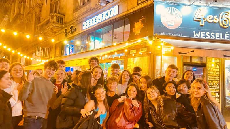 Budapest: Guided Bar Crawl With 1 Hour Open Bar and Shots - Itinerary