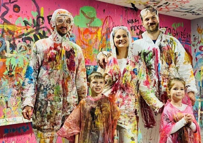 Budapest: Selfie Museum and Splatter Room Combo Entry Ticket - Splatter Room Details