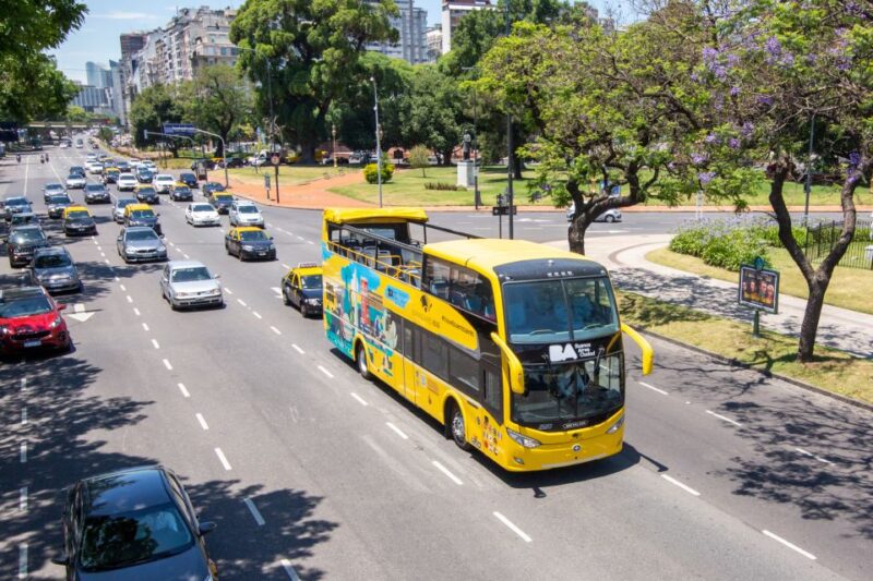 Buenos Aires: Hop-On Hop-Off Bus Ticket With Audio Guide - Key Points