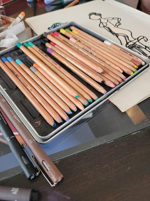 Buenos Aires: Live Model Drawing Class - Class Techniques