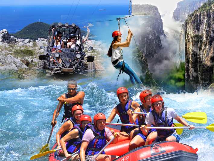 Buggy or Quad, Rafting, Jeep, Canyoning, Zipline Tour - Key Points