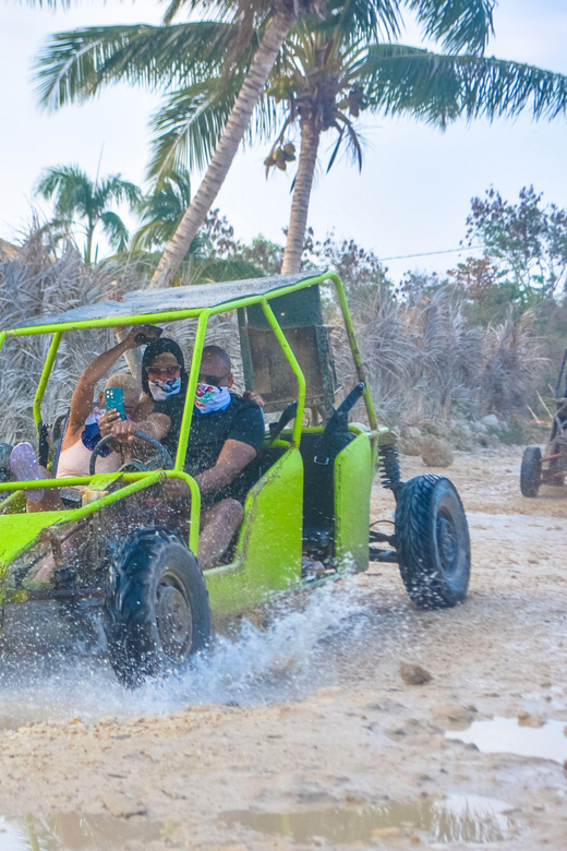 Buggy Tour Punta Cana Macao Beach and Taino Cave Guided - Key Points