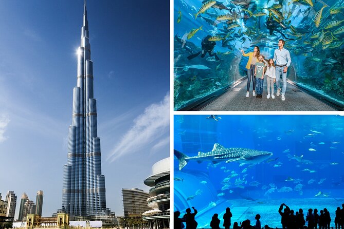 Burj Khalifa, Dubai Aquarium and Underwater Zoo Combo Tickets - Ticket Details