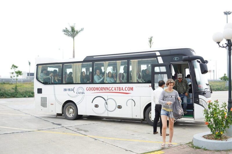 Bus Ticket Cat Ba - Hanoi ( Bus+ Ferry ) - Best Selling - Key Points