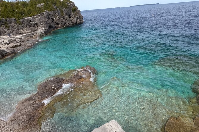 Bus to Grotto - Tobermory Flowerpot Island Cruise Bruce Peninsula - Departure and Return