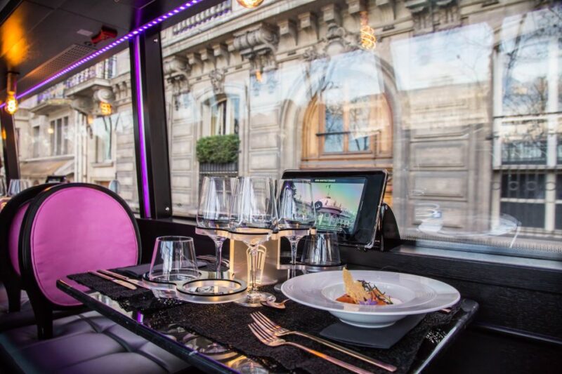Bus Toqué Champs Elysées Tour W/ 3-Course Dinner & Champagne - Customer Feedback