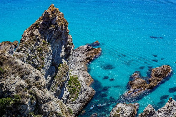 By Boat Between the Sea and the Most Beautiful Beaches! Capo Vaticano - Tropea - Briatico - Snorkeling Opportunities in Crystal Waters