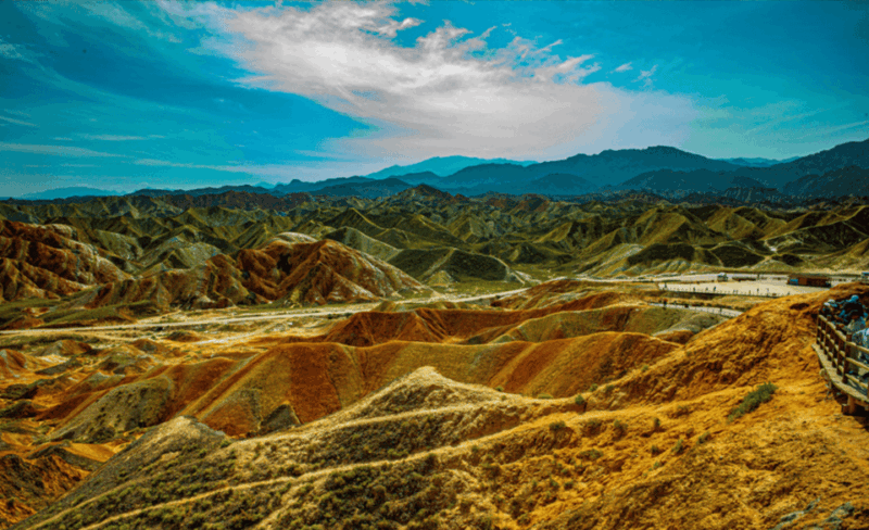 By Bullet Train From Lanzhou to Zhangye Rainbow Mountain - Highlights