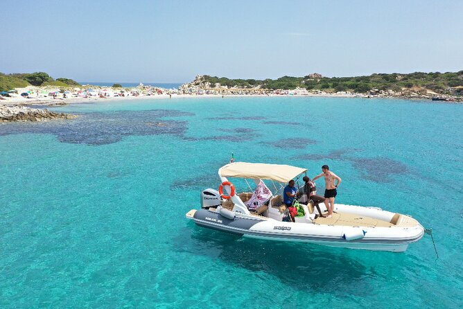 By Ribcraft to the Best Cagliari Coves. The Sfinx Tour - Boat and Onboard Amenities