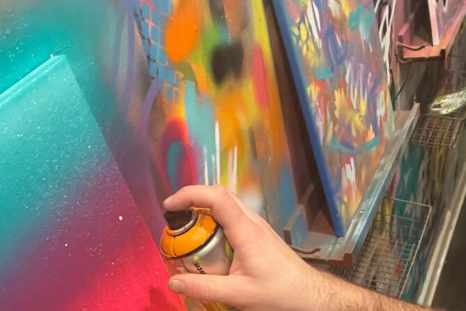 BYOB Spray Paint and Sip Workshop in Atlanta - Communal Wall and Take-Home Canvas