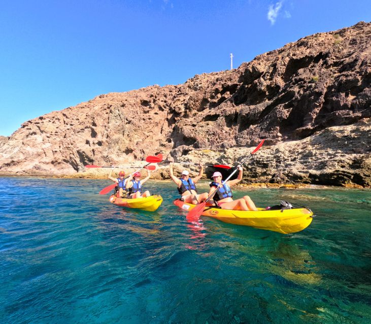 CABO DE GATA: GUIDED KAYAK ROUTE + SNORKEL + FREE PHOTOS - Highlights and Features