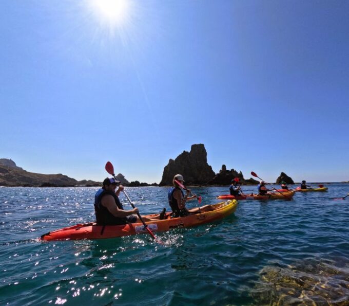 CABO DE GATA: GUIDED KAYAK ROUTE + SNORKEL + FREE PHOTOS - Guided Kayak Route