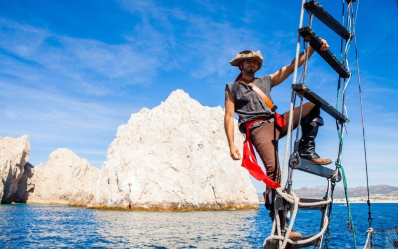 Cabo San Lucas: Pirate Ship Adventure Sunset Boat Tour & BBQ - Key Points