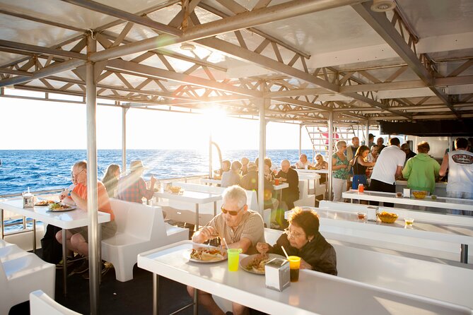 Cabo Sunset Dinner Cruise: Fajitas, Lands End and Party - Lively Party Atmosphere
