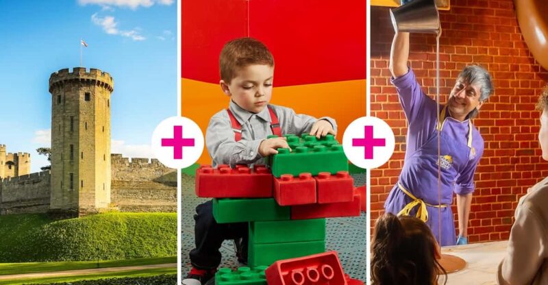 Cadbury World & LEGOLAND Discovery & Warwick Castle - Pricing and Booking