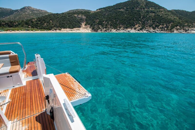 Cagliari: Luxury Motorboat Tour With 3 Swim Stops & Wine - Location and Duration
