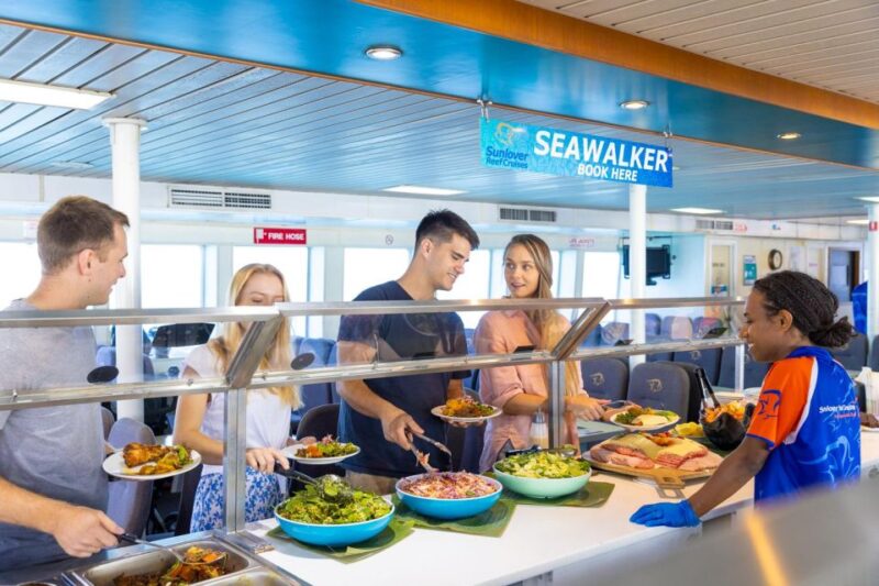 Cairns: Great Barrier Reef and Fitzroy Island Boat Tour - Lunch and Refreshments