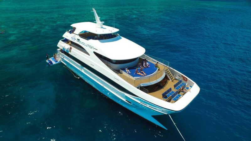 Cairns: Great Barrier Reef Cruise & Scenic Helicopter Flight - Vessel and Duration