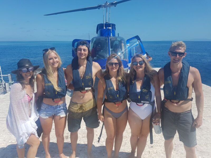 Cairns: Great Barrier Reef Cruise & Scenic Helicopter Flight - Introductory Diving