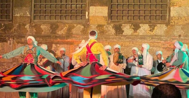 Cairo: Egyptian Heritage Tanoura Dancing Troupe Show - Captivating Whirling Dervishes