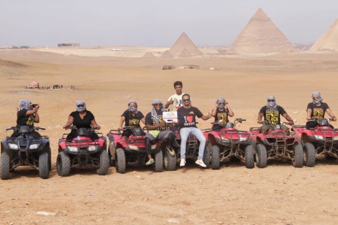 Cairo: Giza Pyramids Tour With Quad Bike Safari & Camel Ride - Language Options