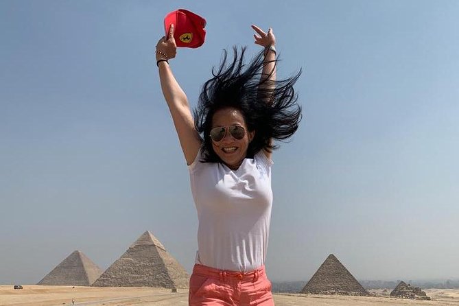 Cairo Layover Excursion to Giza Pyramids Sphinx Coptic Cairo & Bazaar - Emo Tours Egypt