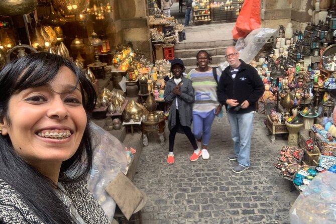Cairo Shopping Tour From Cairo Airport or Cairo Giza Hotel - Key Points