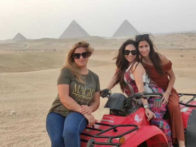 Cairo: Sunset Pyramids Quad Biking Adventure - Safety Precautions