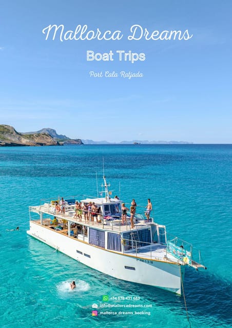 Cala Ratjada: Afternoon Boat Trips With Drinks and Snacks - Departure and Itinerary