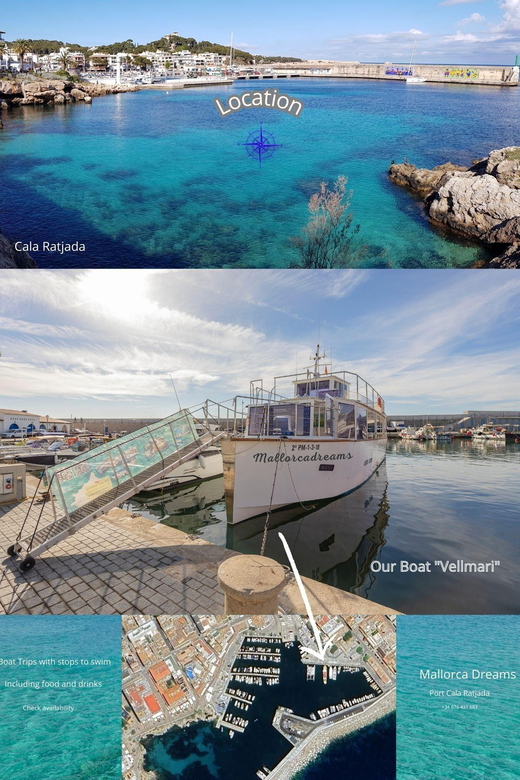 Cala Ratjada: Afternoon Boat Trips With Drinks and Snacks - Onboard Amenities