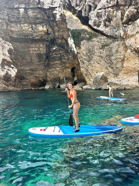 Cala Tango: Marine Reserve Cave & Snorkel Paddle Board Tour - Snorkeling in the Vibrant Marine Reserve